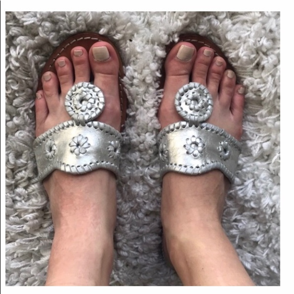 Jack Roger Sandals Silver
